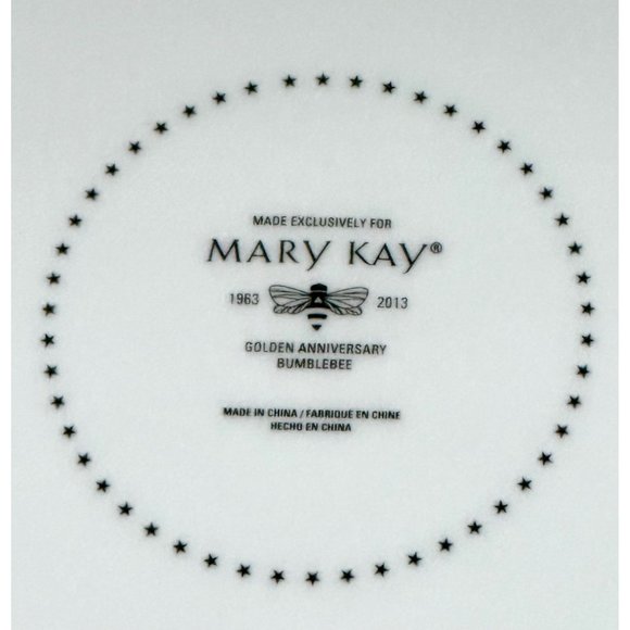 Mary Kay - 50th Golden Anniversary Bumblebee Serving Platter ~ 14.5" (2013) - Picture 5 of 8
